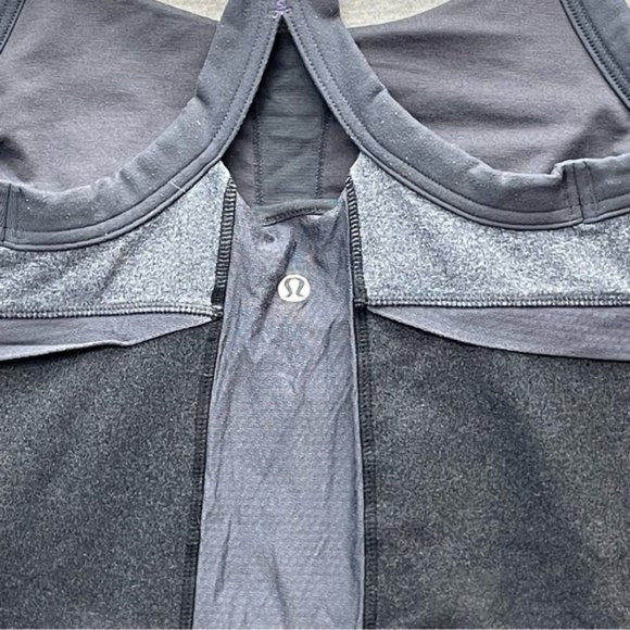 Lululemon Black Grey Womens Halter Top - Picture 4 of 7